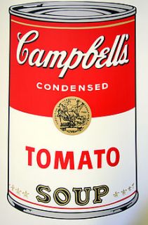 campbell's tomato soup kitchen print by graffiti interiors