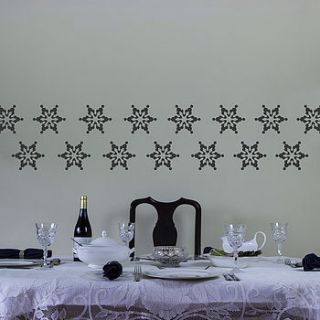snowflake design five decal pack by vinyl revolution