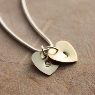 personalised letter silver charm necklace by newton and the apple