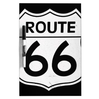 Route 66 sign dry erase boards