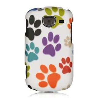 RAINBOW DOG PAWS Hard Plastic Design Matte Case for Samsung Brightside U380 (Verizon) [In Twisted Tech Retail Packaging] Cell Phones & Accessories