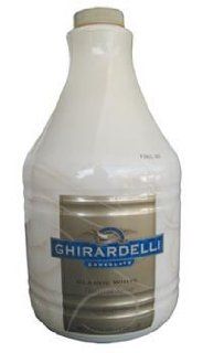 Ghirardelli White Chocolate Sauce Case of 6   89.4oz each  Chocolate Syrup  Grocery & Gourmet Food