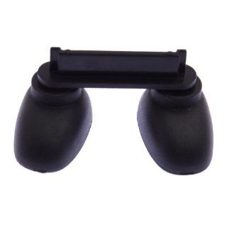 Generic Charing Port Cartoon Shoes Feet Shaped Anti dust Plug Dustproof Stopper Cap For Iphone 4S/4/3 Black Cell Phones & Accessories