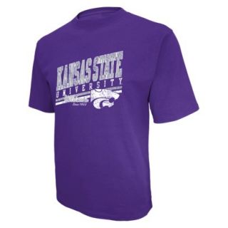 NCAA Mens Short Sleeve Kansas St Purple