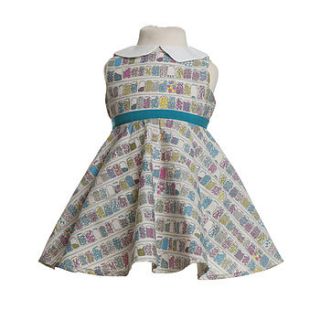 clara dress in sweet shop print by poppy