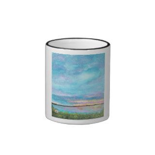 Good Morning Coffee Tea Cup Original Abstract Art Mug