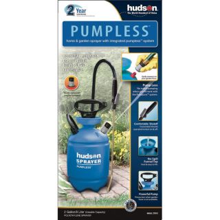 Hudson PumpLess Compression Sprayer — 2-Gallon Capacity, 40 PSI, Model# 27912  Portable Sprayers