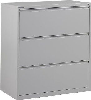 OSP 36" Wide 3 Drawer Lateral File With Lock & Adjustable Glides  Lateral File Cabinets 