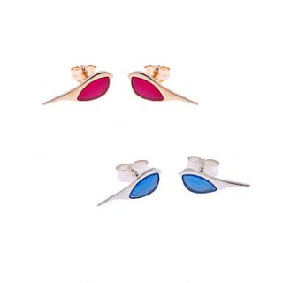 little robin stud earrings by kate wimbush jewellery