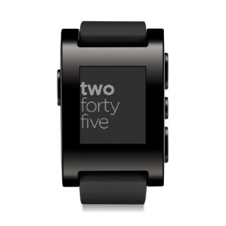 Pebble Smartwatch for iPhone and Android (Black) Cell Phones & Accessories