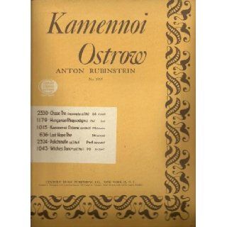 Kamennoi Ostrow (OP. 10 No 22, Brillant Concert Numbers Series Six (In the Six and Seventh Grades)) Anton Rubinstein Books