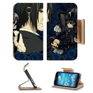 Kuroshitsuji Black Butler Group Collection Samsung Galaxy S4 Flip Cover Case with Card Holder Customized Made to Order Support Ready Premium Deluxe Pu Leather 5 inch (140mm) x 3 1/4 inch (80mm) x 9/16 inch (14mm) Liil S IV S 4 Professional Cases Accessorie