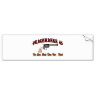 Peacemaker .45 bumper sticker