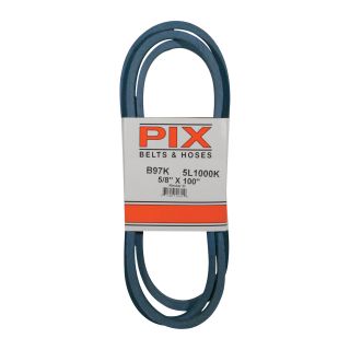 PIX Blue Kevlar V-Belt with Kevlar Cord — 100in.L x 5/8in.W, Model# B97K/5L1000K  Belts   Pulleys