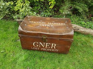 original station masters trunk by woods vintage home interiors