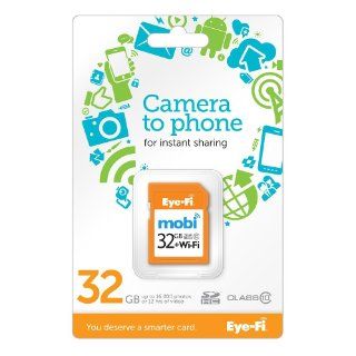 Eye Fi Mobi 32GB SDHC Class 10 Wireless Memory Card with 90 day Eye Fi Cloud Service, Frustration Free Packaging (MOBI 32 FF) CURRENT MODEL Computers & Accessories