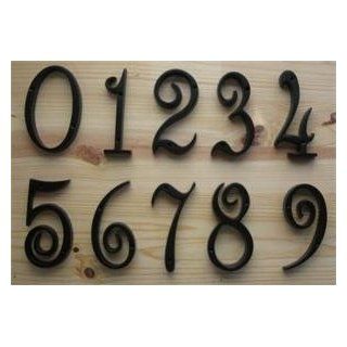 House Numbers by Garden at Home   Black finish   Number 0  Patio, Lawn & Garden