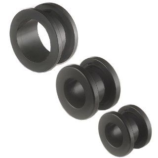 3 Pairs 00g 10mm 12mm 14mm Acrylic plugs screw flesh tunnel ear gauge stretchers Expanders AHTX Piercing Jewelry