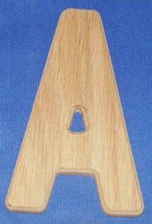 Wood Letters & Numbers 4 Inch Letter A   House Numbers  