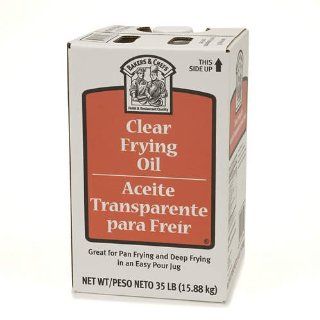Bakers & Chefs Clear Frying Oil   35 lbs.  Grocery Oils  Grocery & Gourmet Food