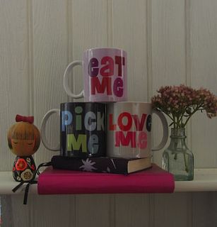 all about me mugs by that lovely shop