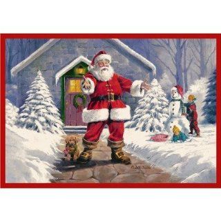 RJ McDonald Christmas Party 534533 2002 2xx Novelty Rug Size 5'4" x 7'8"   Area Rugs