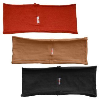 3 pack hBand stretchy sports headbands (Black, red, copper) for yoga, fitness, exercise or any activities  Sports & Outdoors