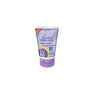 Alba Botanica Organic Lavender Sunscreen, Water Resistant (SPF 45) 4 fl. oz. Health & Personal Care