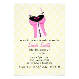 Lingerie Shower Invitation