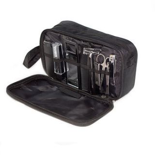 gentleman’s wash bag and grooming set by jodie byrne