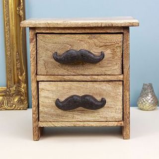 moustache drawers by lisa angel homeware and gifts