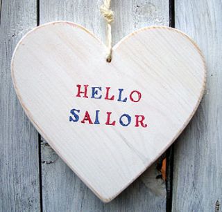 hello sailor heart by giddy kipper