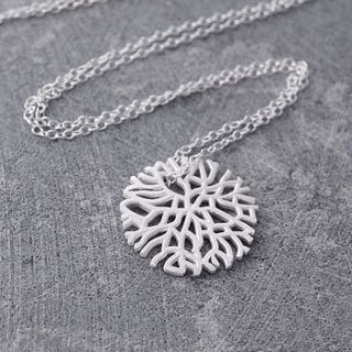 frost sterling silver circular necklace by otis jaxon silver and gold jewellery