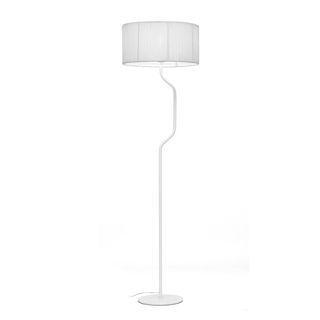 Skewa White Modern Floor Lamp Baxton Studio Floor Lamps