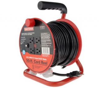 Craftsman 50 Extension Cord Reel with 4 Outlets —