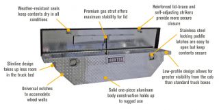 Ironton Slim Lo-Pro Aluminum Crossbed Truck Box — 60in. Box  Crossbed Boxes