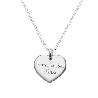 bride's charm chain necklace by merci maman