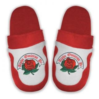 Alpha Omicron Pi Rose Slippers   Small(4 5.5) Clothing