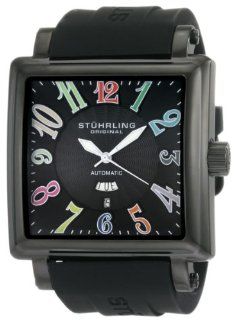 Stuhrling Original Men's 149CXL.33561 Manchester Ozzie Grand Automatic Black Dial Watch at  Men's Watch store.