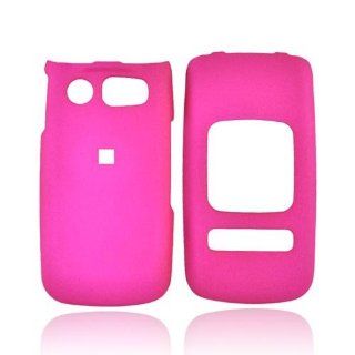 For Pantech Breeze II Rubberized Hard Case Rose PINK Cell Phones & Accessories
