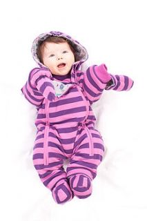 girl's striped pramsuit by lucy & sam