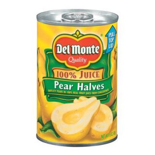 Del Monte Bartlett Pear Halves in 100% Real Frui