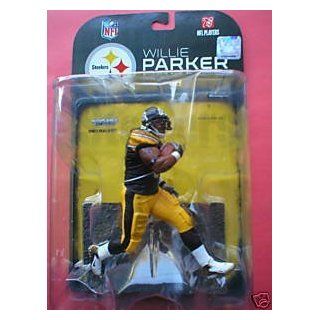 Willie Parker Pittsburgh Steelers White Wrist Tape McFarlane NFL Action Figure Toys & Games