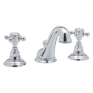 Rohl Country Double Handle Widespread Bathroom Faucet with Pop Up