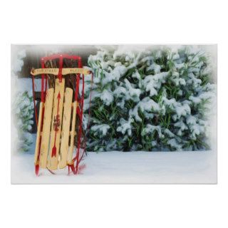 WINTER SLED PRINT