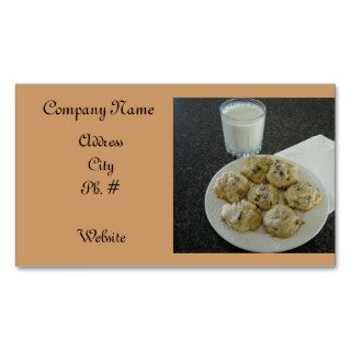 Chocolate Chip Cookie Business Card Template