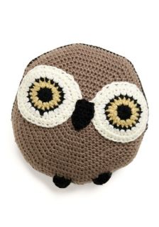 Pal Around the House Pillow in Owl  Mod Retro Vintage Decor Accessories