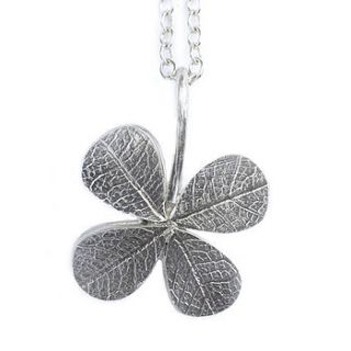 four leaf clover pendant by love from england