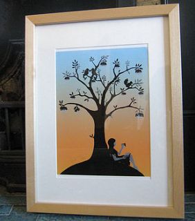 'tree of cake' limited edition print by vickysworld