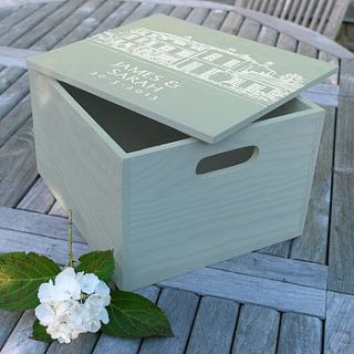 personalised illustration keepsake box by letterfest